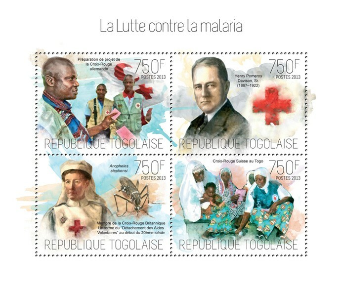 2013 TOGO MNH. MALARIA   |  Y&T Code: 3589-3592  |  Michel Code: 5396-5399