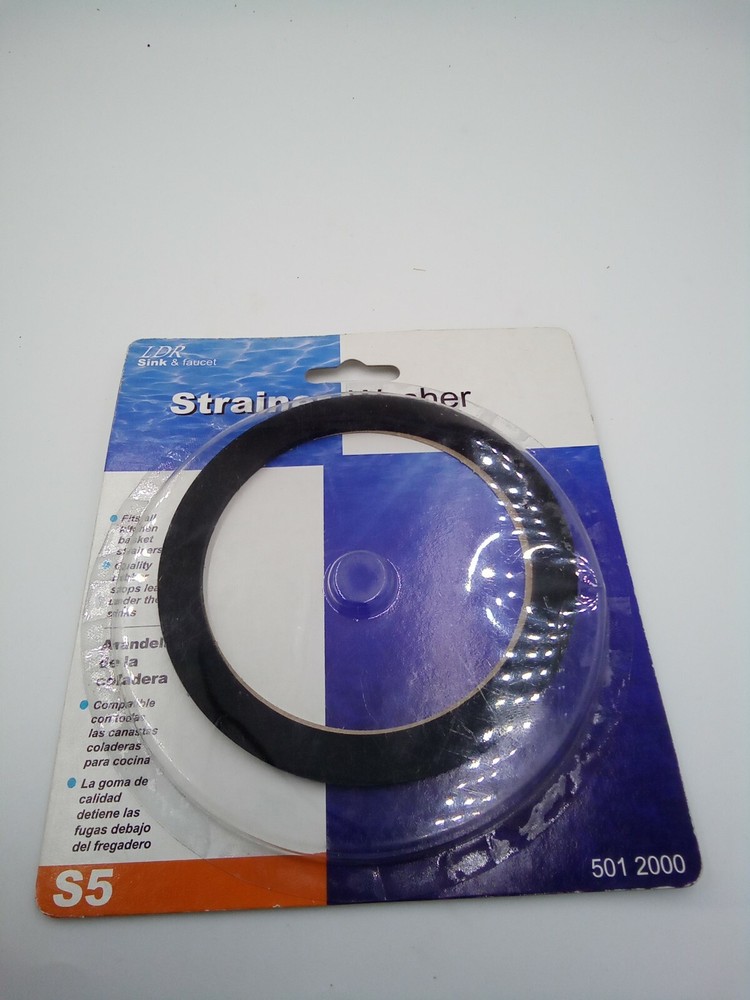 5012000 3-1/2" Kitchen Basket Strainer Gasket 1/Crd, by Ldr Industries