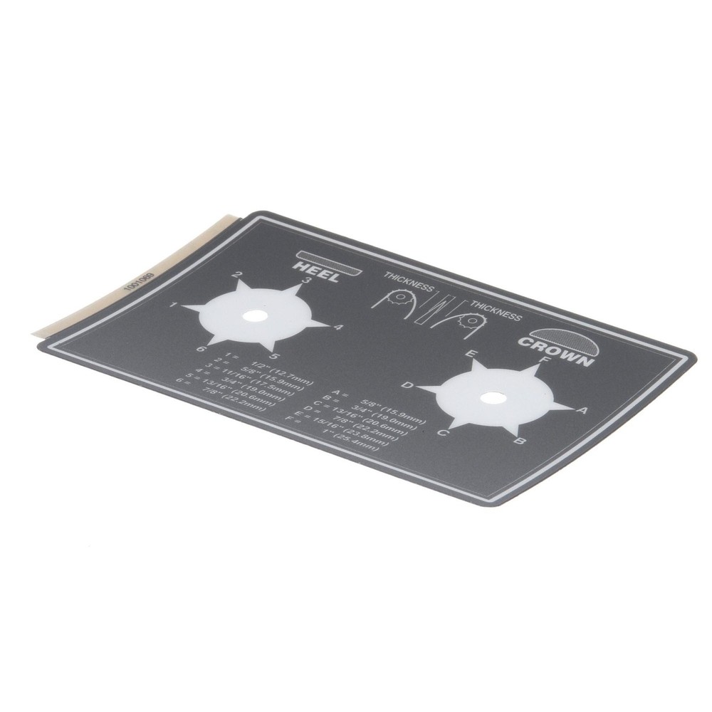 Antunes Label, Dial Compression 1001069 - Genuine OEM Replacement Part