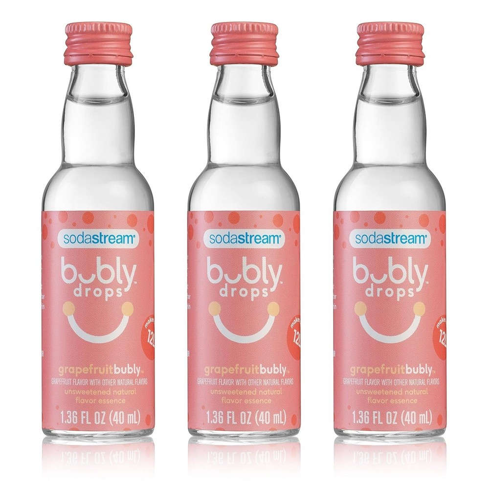bubly Drops, Grapefruit, 1.36oz Pack of 3