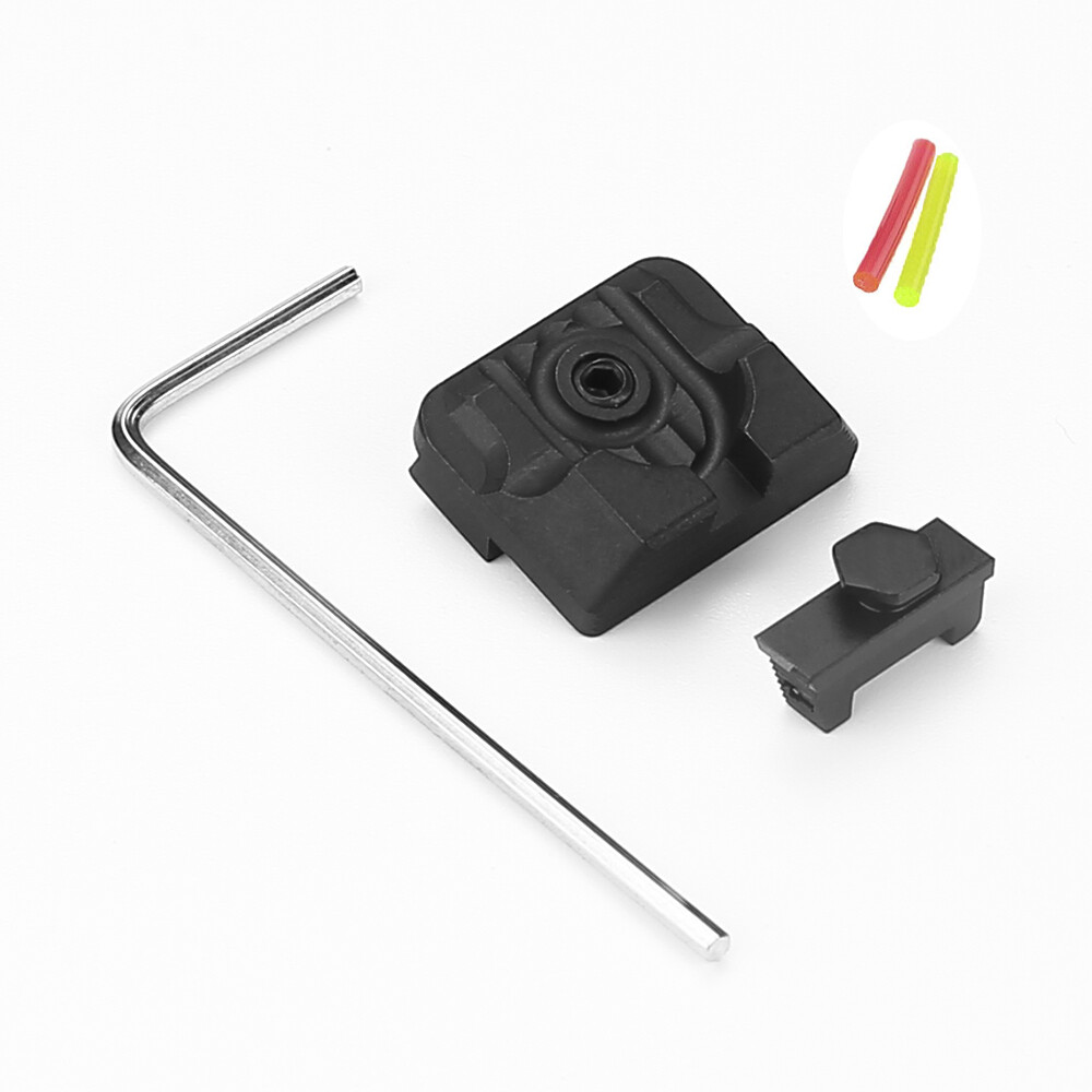 Fiber Optics Front Sight / Rear Sight Set .230 Combat V3 for Glock Model
