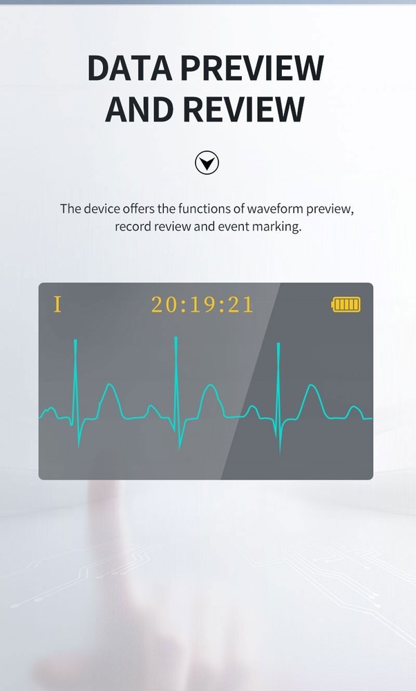 New 24-Hour 12-Lead Holter ECG Dynamic Recorder Analyzer System PC Software