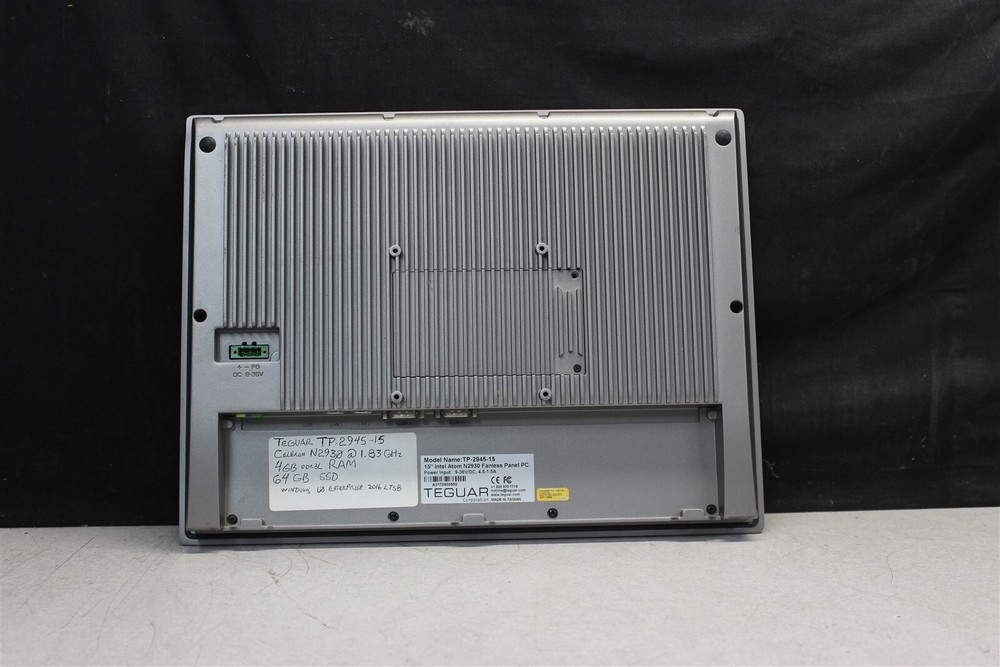 Teguar TP-2945-15 15" Intel Atom N2930 Fanless Panel PC