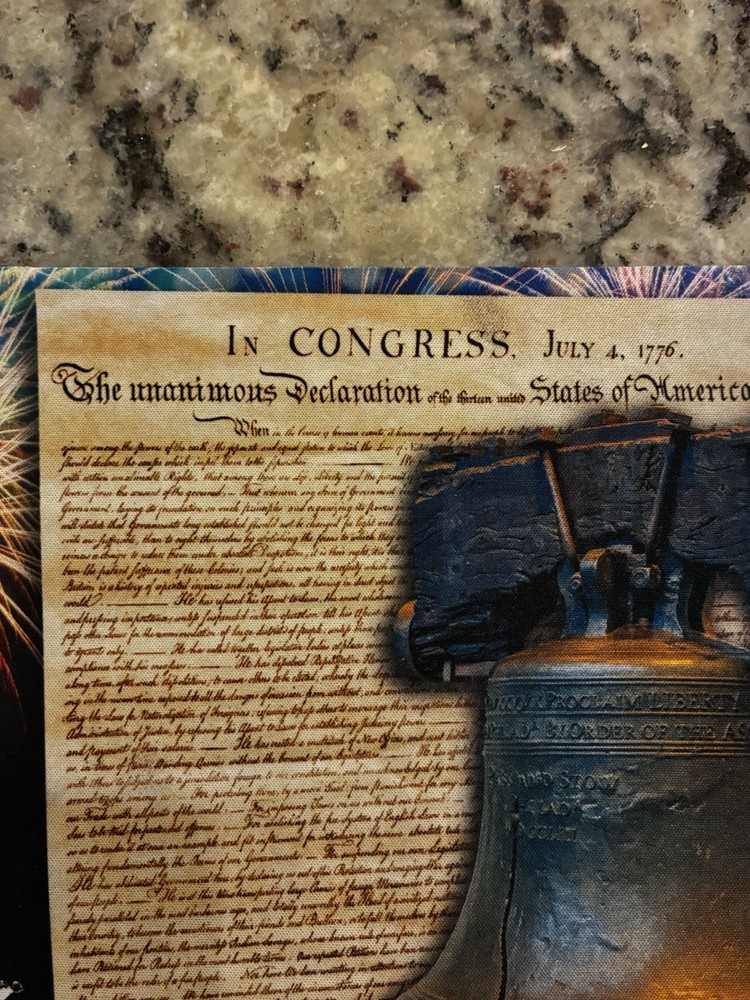 Liberty Bell U.S Constitution Bright Colored Mouse Pad Computers Electronics