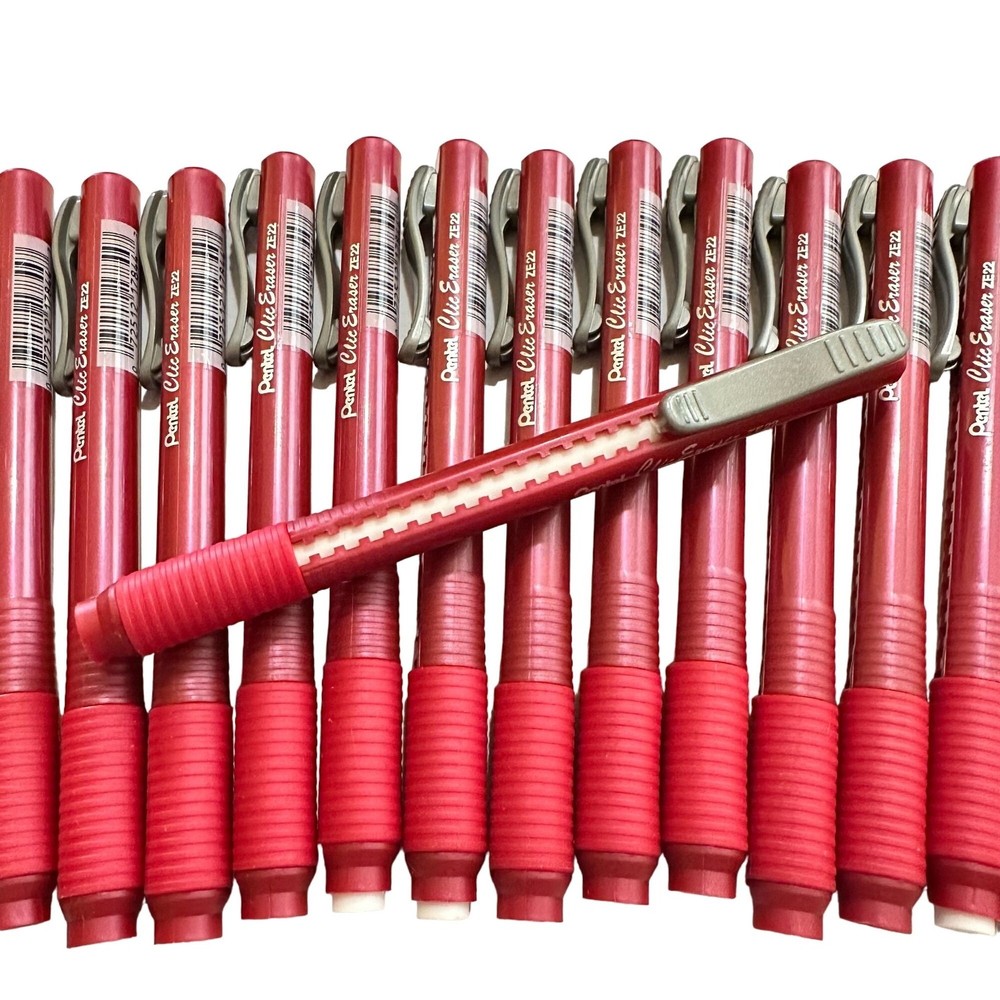 14 Pentel Clic Erasers ZE22