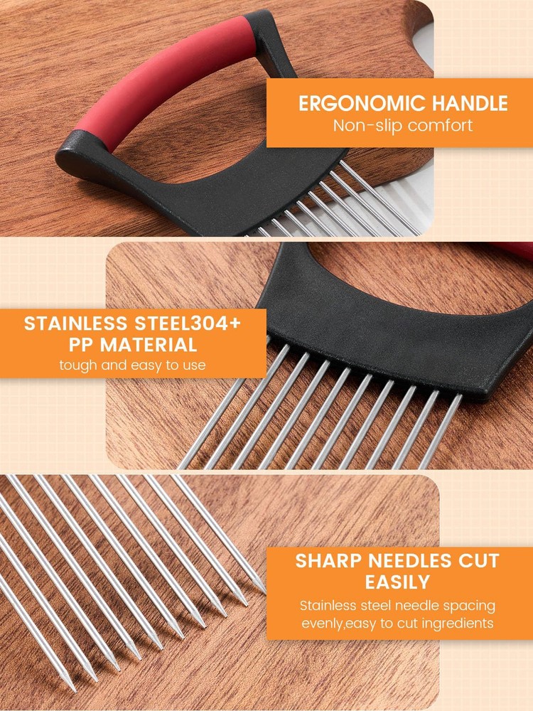 Tomato Onion Cutter, Multi Vegetable Slicer, Kitchen Essential, Black