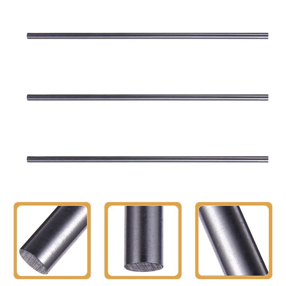 3Pcs Graphite Stirring Rods High Purity Graphite Stick for Casting and Mixing