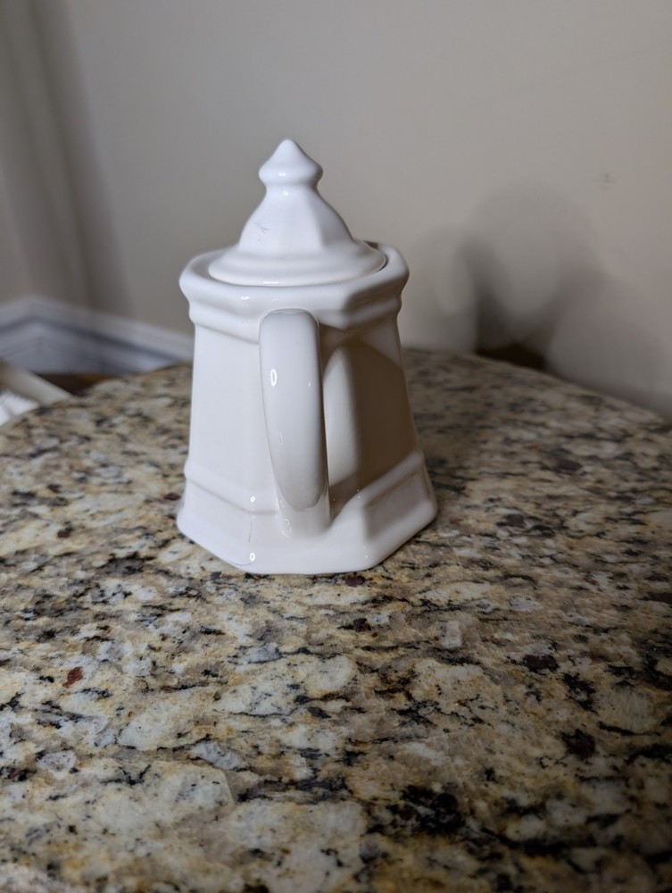 Heritage, White by Pfaltzgraff, Stoneware Teapot, Miniature
