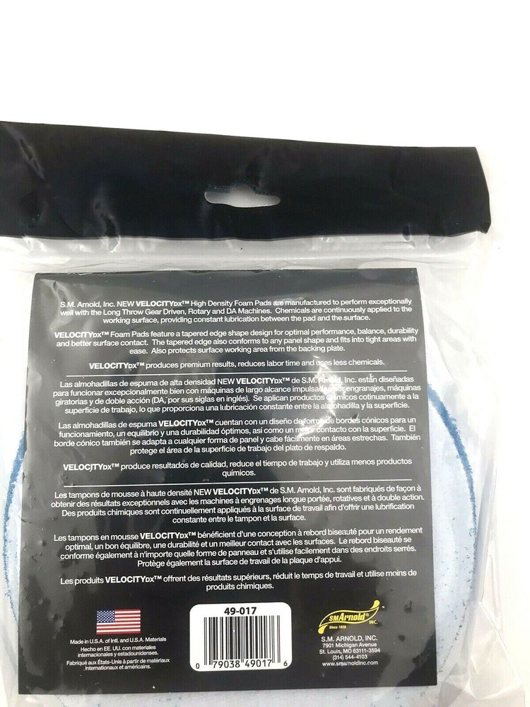 Buffing Foam pad Velocity DX 7" for removing moderate surface defects