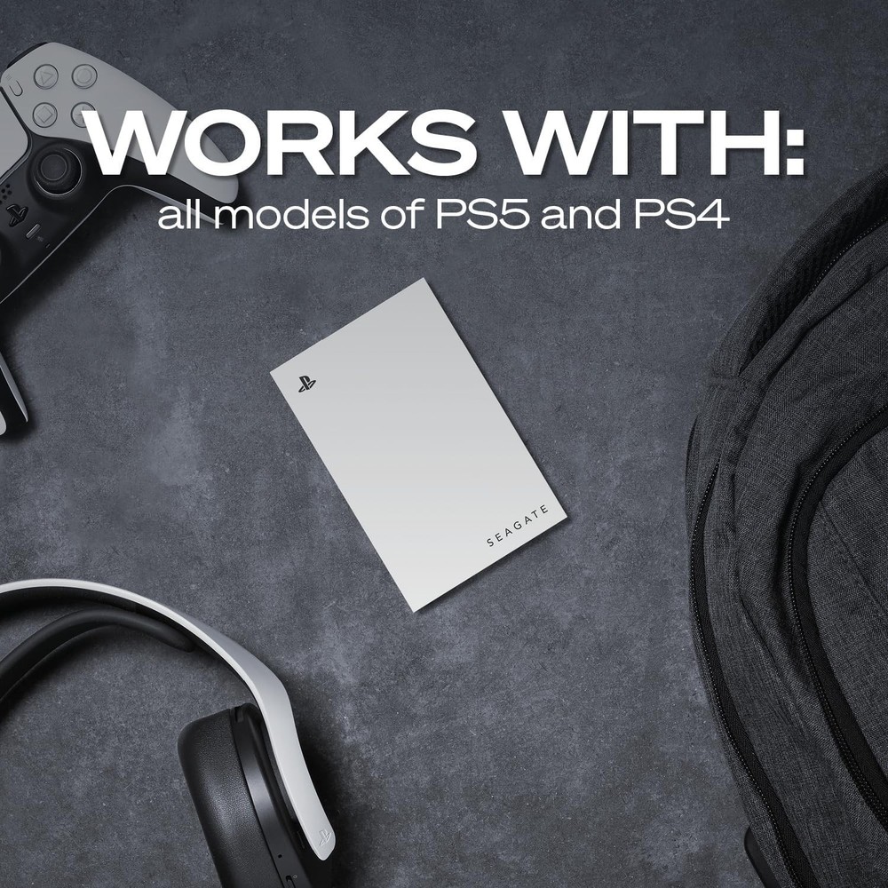 Officially-Licensed PS5/PS4 2TB External Hard Drive