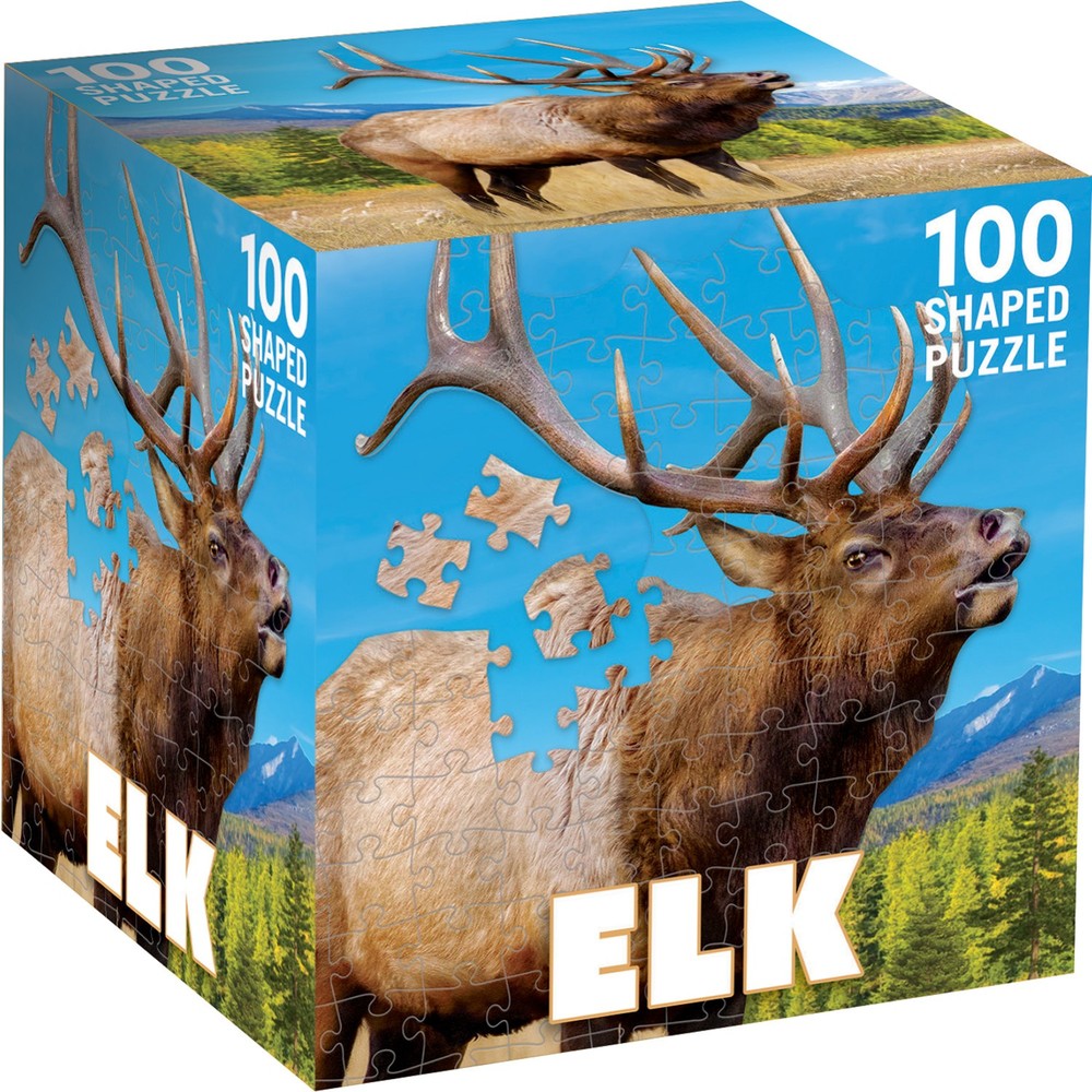MasterPieces - Elk 100 Piece Shaped Jigsaw Puzzle