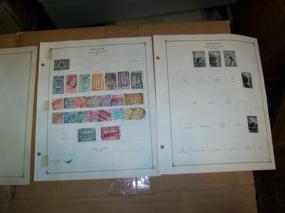 1920 - 1936 Belgium Stamp Sheets Lot 74