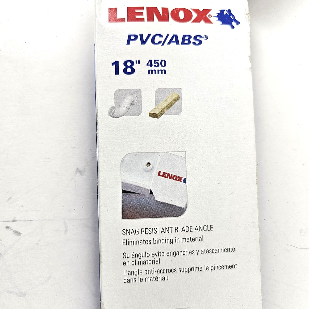 LENOX Tools 20980HSF18 Hand Saw for Plastic Pipe, 18-inch
