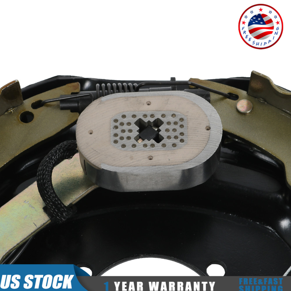 For Dexter Nev-R-Adjust 7000 Self 12" 2 Set Trailer Backing Plate Brake Electric