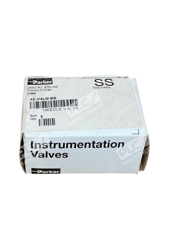 Parker Needle Valve 4Z-V4LN-SS