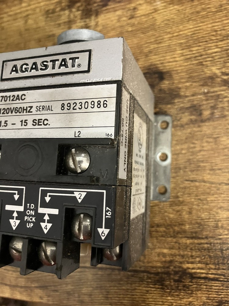 Agastat 7012AC Electropneumatic Time Delay