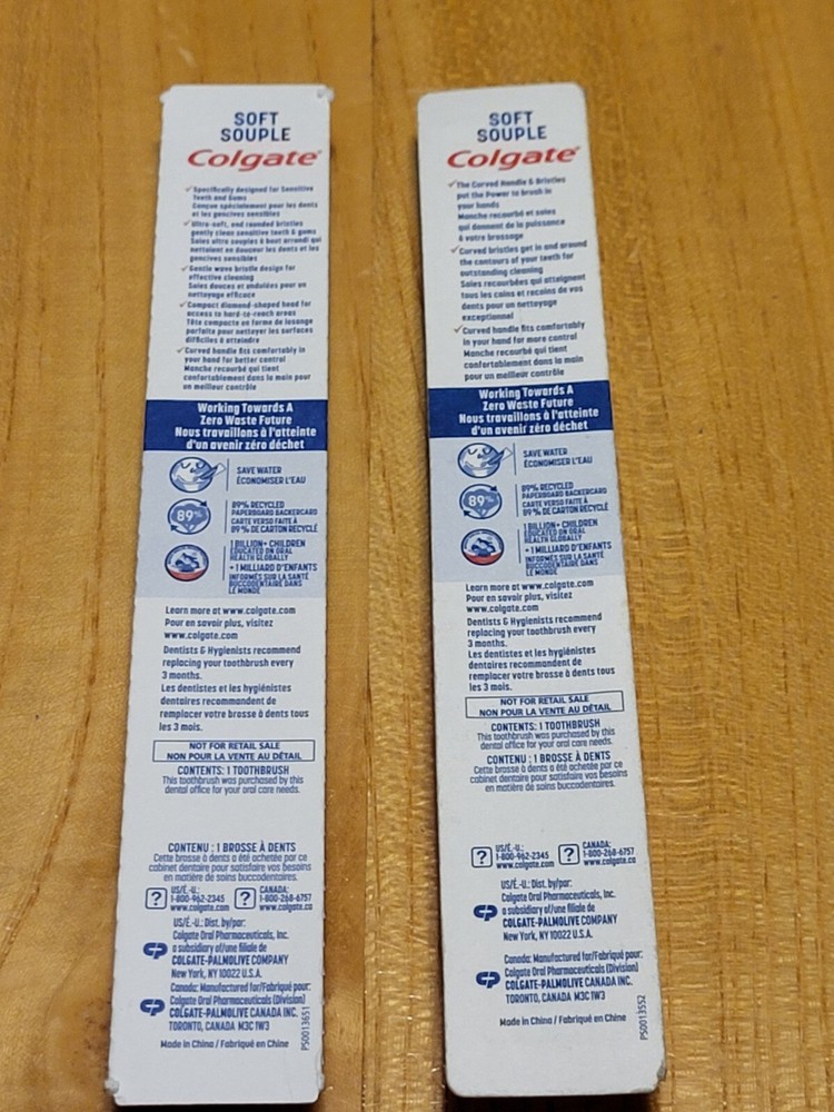 2 Colgate toothbrushes, READ B4 buy