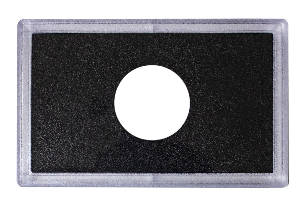 Empty Plastic Lens with Black Insert Holds 1 Large dollar