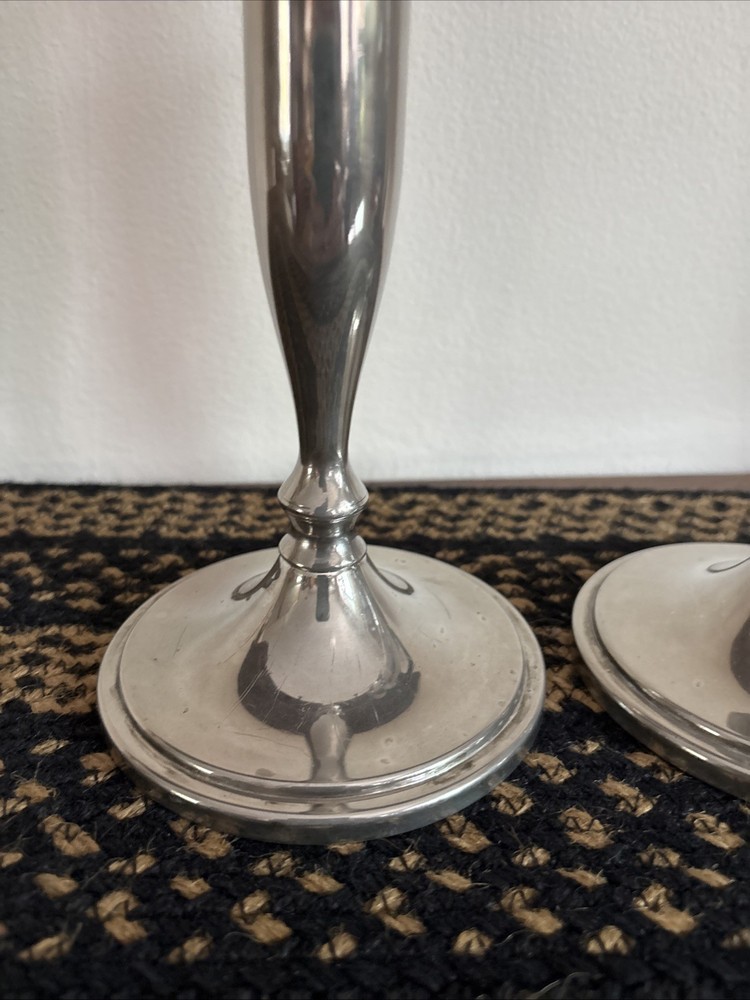 Pair Godinger Silver Plated Candlesticks~11.5 Inch