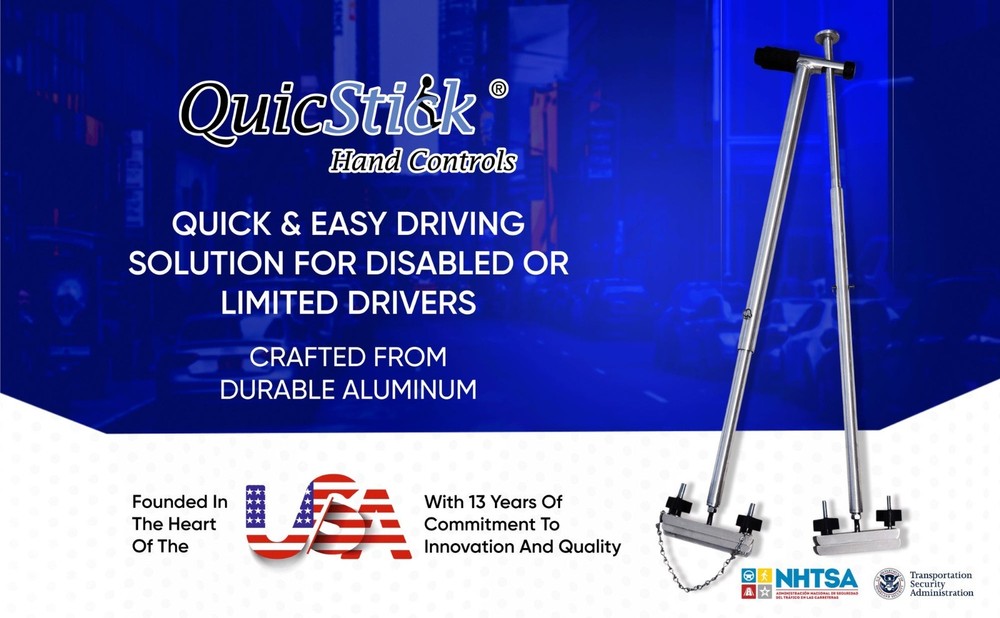 QuicStick Push Pull Portable Hand Control