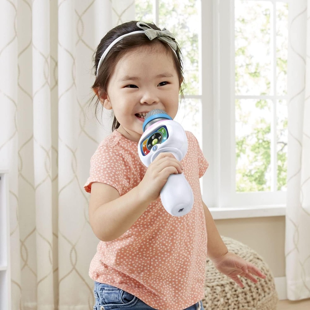 Interactive Kids Karaoke Microphone - Wireless, Bluetooth & 5 Voice Effects