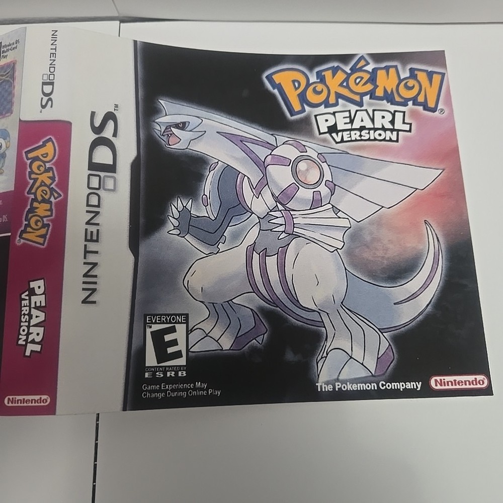 Replacement Case For Pokemon Pearl Version Nintendo DS
