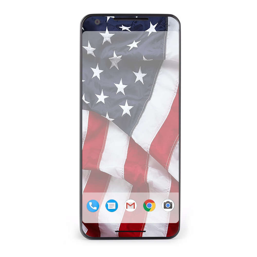 Google Pixel 2 Skins Decal Wrap US Flag USA America