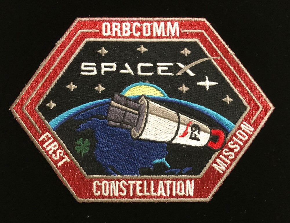 ORBCOMM OG2 MISSION 1 FALCON 9  SPACEX SPACE-X PATCH 🚀