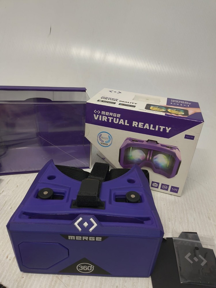 Merge Virtual Reality AR/VR Headset Goggles Portable Wireless Apple Android/Box