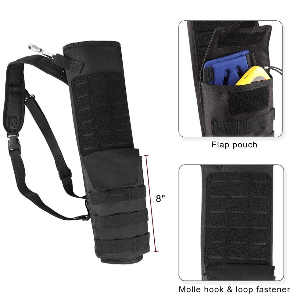 Archery Lightweight Back Arrow Quiver Dual Use Foldable Compact Hip Arrows Ba...