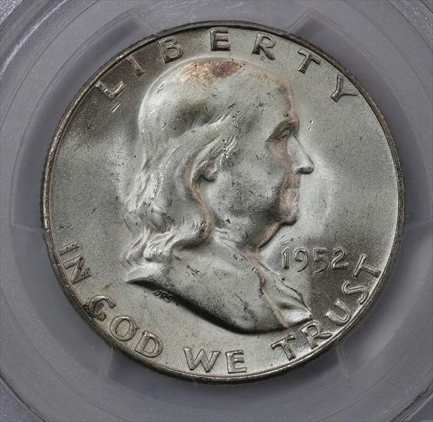 1952-S Franklin Half Dollar PCGS MS65