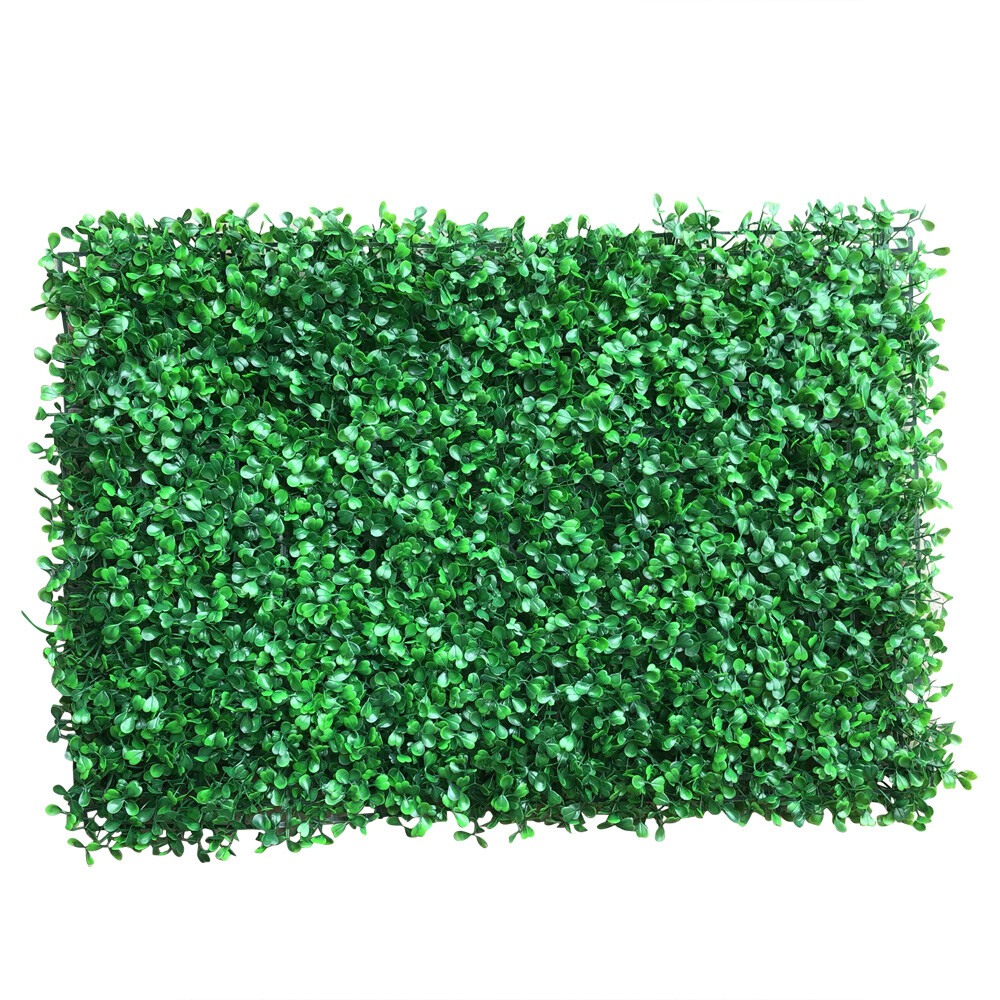12Pcs Artificial Plant Hedge Grass Mat Greenery Wall Fence Panel Background USA