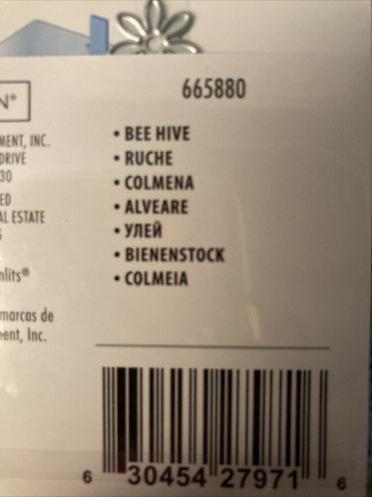 Sizzix Thinlits- Bee Hive-665880-Olivia Rose-honey,nature,spring, Bees