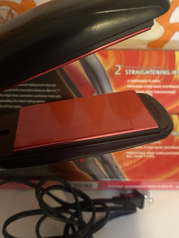 Lava Tech 2" Flat Iron Professional Anodized Plates Ionization Pro High Heat