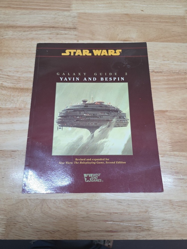 West End Star Wars Galaxy Guide #2 - Yavin and Bespin (Revised & Expanded) VG+