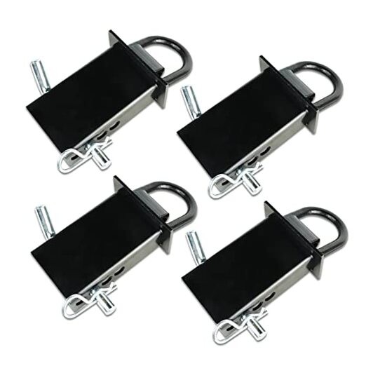 Heavy Duty Adjustable Trailer Stake Pocket D Ring, BS:16200 Lbs & 4 Adjustable