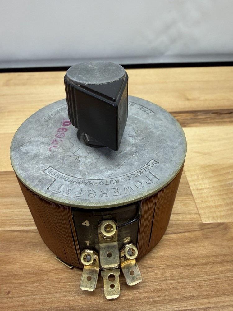Powerstat 10B Variac Variable Transformer 0-130V 2.25A 120V Input w/ Knob