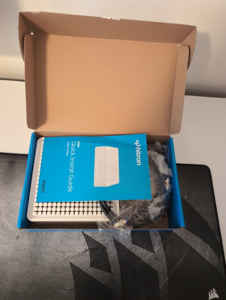 Hitron CODA DOCSIS 3.1 Modem 1 Gbps (White) - Open Box