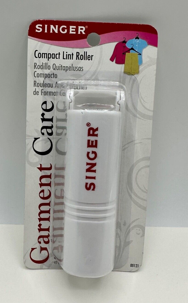 Singer Garment Care Compact Lint Roller 45 Sheets New Sealed