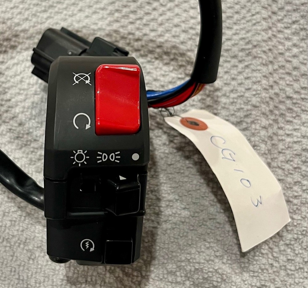 OEM Ducati Right Handlebar Start, On, Off, Kill, Light Switch Assy -  MINT
