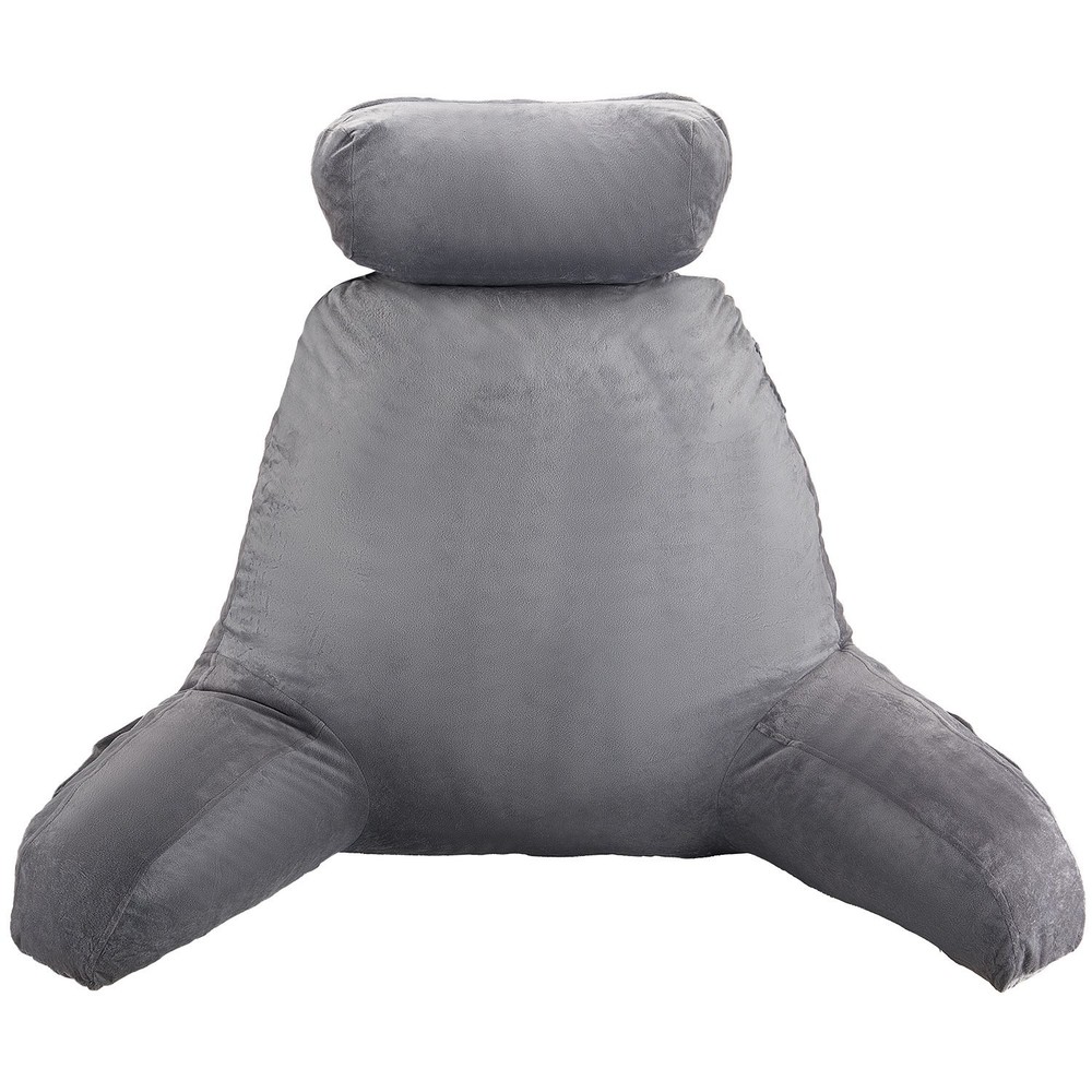 Reading Pillow Large Bed Pillow Removable Headrest Back Pillow 3 Pockets S