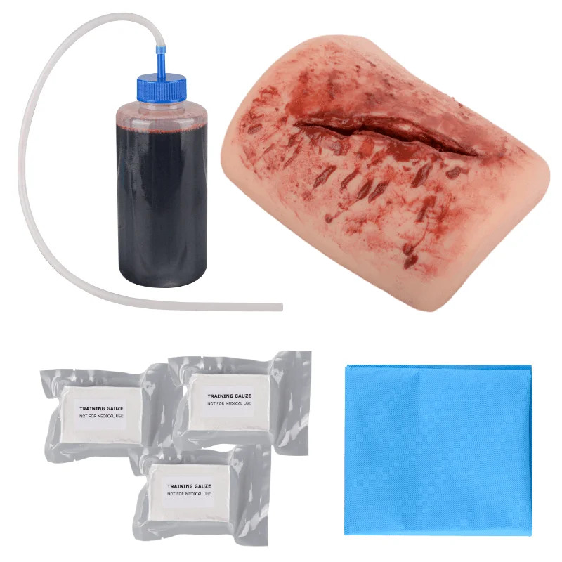 Thigh Laceration Wound Pack Simulator Wound Pack Trainer Tactical Medical Model