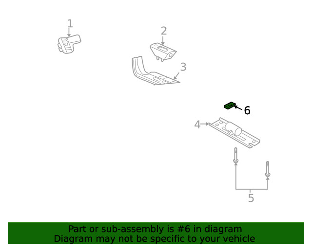 Genuine Ford Support Bar Nut N621945S439