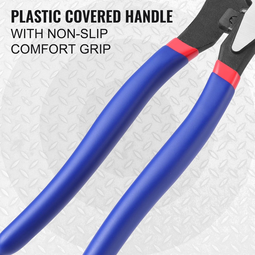 WORKPRO 9-1/4 inch High Leverage Cable Cutter, Heavy Duty Wire Cutter Black