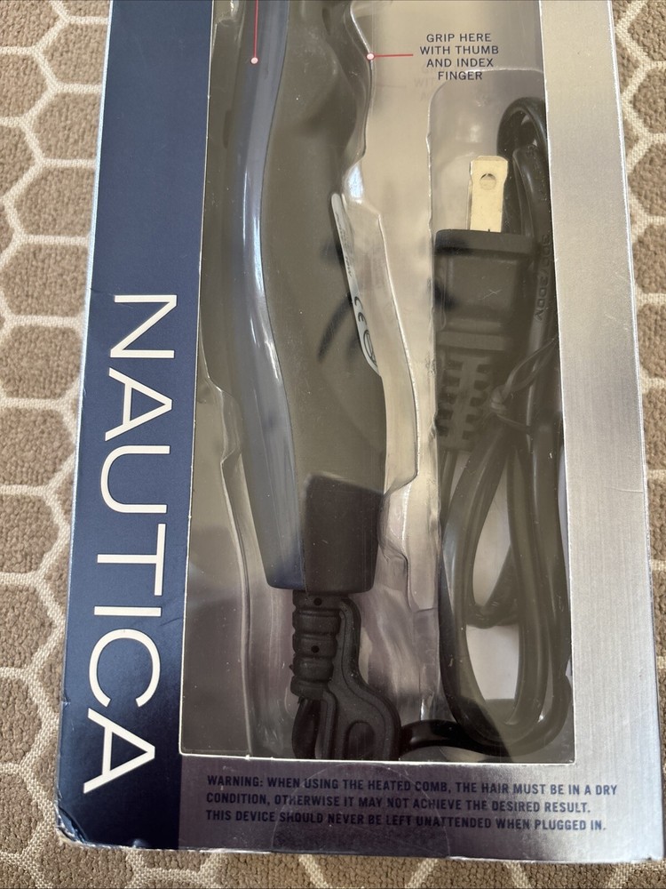 Nautica Electric Heating Comb Rapid Double-Sided Heating Plates NWOT