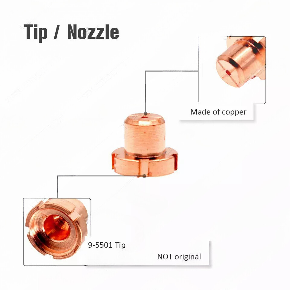 Plasma Cutting Torch Nozzle Tips 9-5501 for Thermal Dynamics PCH30 10pcs