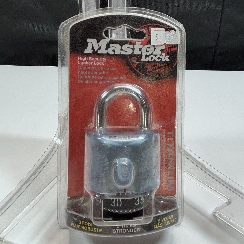Master Lock Titanium Series Combination Lock 3X Stronger