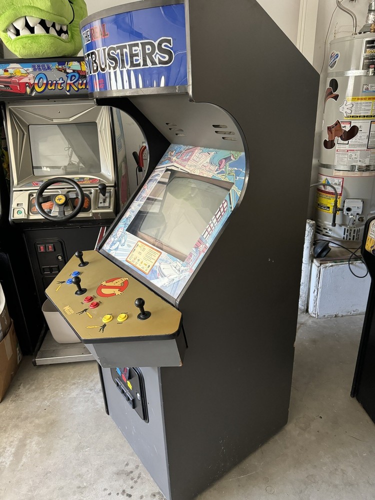 THE REAL GHOSTBUSTERS ARCADE MACHINE DATA EAST 1987 (Excellent) *RARE DEDICATED