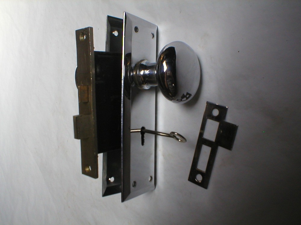 Antique Chrome Door Hardware