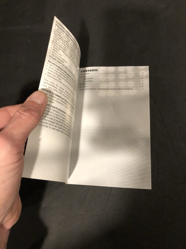 mlb 2k9 ps2 Manual only